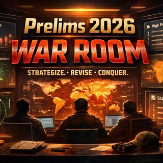 Telegram profile photo for Prelims War Room 2026