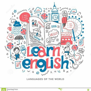 Telegram group profile photo for Learn English with us🤩