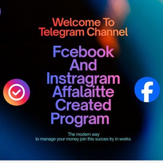 Telegram profile photo for Affalite Accounts Program Facebook and Instragram Created 🔝