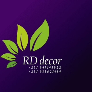 Telegram profile photo for RD decor
