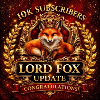 Telegram profile photo for LORD FOX UPDATE 🦊