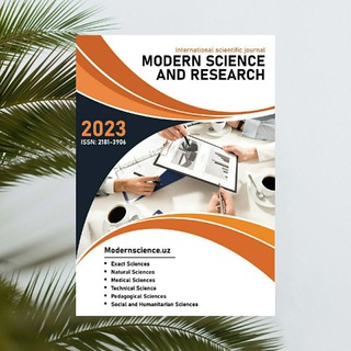 Telegram group profile photo for "MODERN SCIENCE AND RESEARCH"