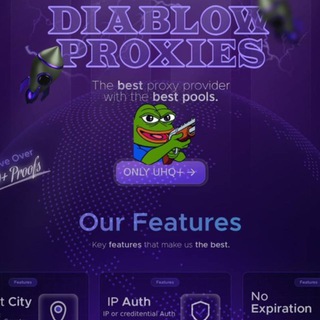 Telegram profile photo for Diablow Proxies