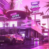 Telegram profile photo for Vice City waves