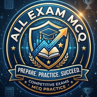Telegram profile photo for 🎯ALL EXAM MCQ 🎯