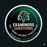 Telegram profile photo for Examiners questions