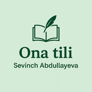 Telegram profile photo for ENGLISH/ONA TILI/SHAXSIY RIVOJLANISH