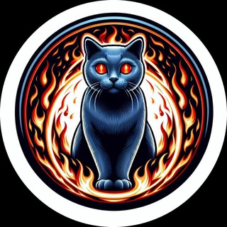 Telegram profile photo for Russian Blue Cat 🐾