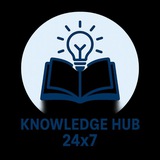 Telegram profile photo for Knowledge Hub 24x7 || Learn & Grow