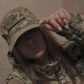 Telegram profile photo for military beauty