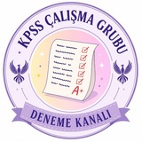 Telegram profile photo for KPSS ÇALIŞMA GRUBU DENEME KANALI 📚
