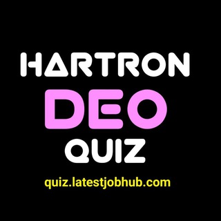 Telegram profile photo for Hartron DEO Quiz 2025