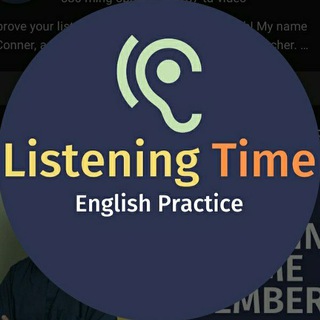 Telegram profile photo for Listening Time English Podcast