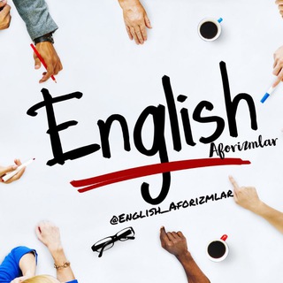 Telegram profile photo for English Aforizmlar