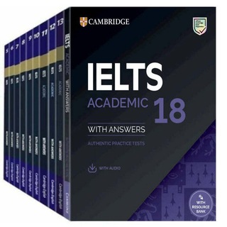 Telegram profile photo for IELTS Cambridge 1-18 Full Package Books