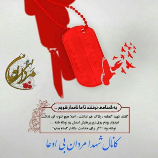 Telegram profile photo for شهدا مــــــــــردان بـــــی ادعا