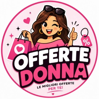 Telegram profile photo for 👚Offerte Donna - Moda, Bellezza e Accessori 🇮🇹