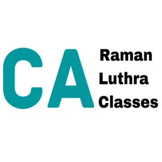 Telegram profile photo for CA Raman Luthra Classes