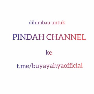 Telegram profile photo for Buya Yahya Al-Bahjah