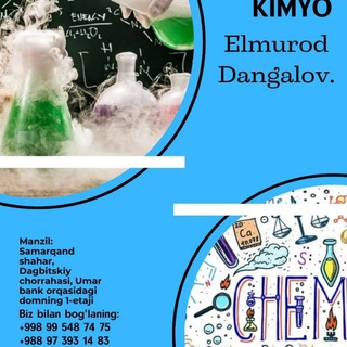 Telegram profile photo for Ota-Ona nazorati KIMYO ELMUROD DANGALOV TAYYORLOV KURSI