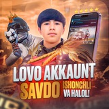 Telegram profile photo for LOVO AKKAUNT SAVDO KANALI