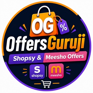 Telegram profile photo for OffersGuruji - Shopsy & Meesho Offers