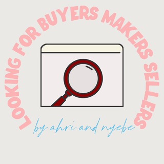 Telegram profile photo for LOOKING FOR BUYERS, MAKERS, SELLERS