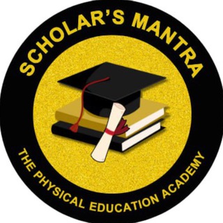Telegram profile photo for SCHOLAR'S MANTRA - THE PHYSICAL EDUCATION ACADEMY π©βππ¨βππ