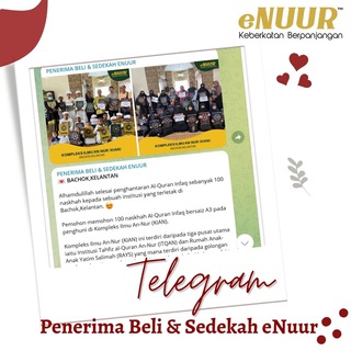 Telegram profile photo for PENERIMA BELI & SEDEKAH ENUUR