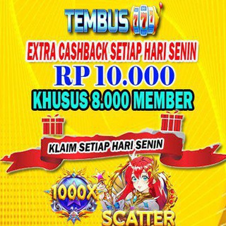 Telegram group profile photo for 🥳 TEMBUS EXTRA CASHBACK 🎁🤩