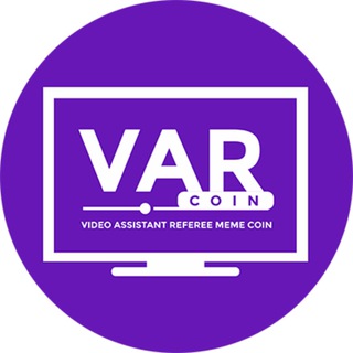 Telegram profile photo for VARcoin announcement ⚽️
