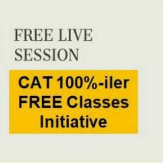 Telegram profile photo for CAT100PERCENTILE
