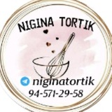 Telegram profile photo for Nigina tortik😋