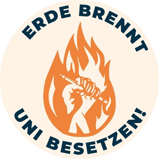 Telegram profile photo for erde brennt - uni besetzen!
