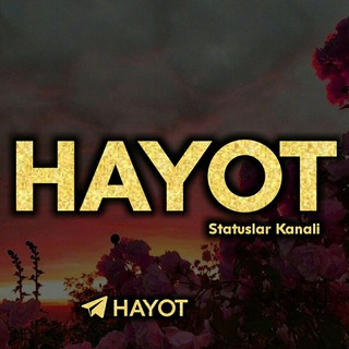 Telegram profile photo for HAYOT | Statuslar Kanali (RASMIY)
