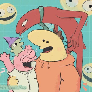 Telegram profile photo for !! набор в адм !! | smiling friends daily + confessions