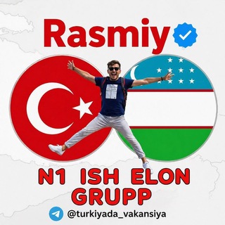 Telegram profile photo for Turkiyada ishlar ๐บ๐ฟ๐น๐ท