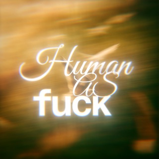 Telegram profile photo for human as fuck