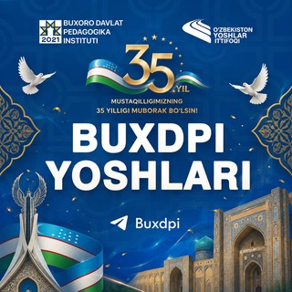 Telegram profile photo for BuxDPI Yoshlar ittifoqi | Rasmiy kanal