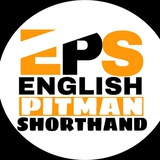 Telegram profile photo for ENGLISH PITMAN SHORTHAND(Steno) stenographer dictation