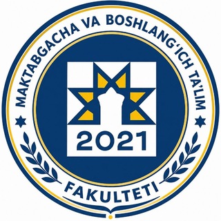 Telegram profile photo for BuxDPI Maktabgacha va boshlang‘ich ta'lim fakulteti