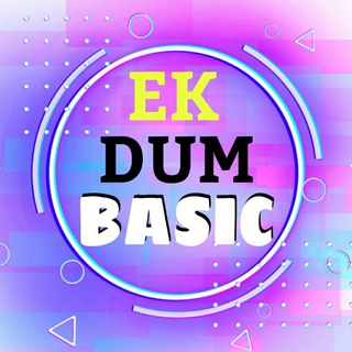 Telegram profile photo for EK DUM BASIC