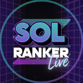 Telegram profile photo for SOL | RANKER (LIVE)
