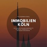 Telegram profile photo for Köln Immobilien | Wohnung | Haus | suchen | mieten | rental | Koeln | Apartment | Appartement | Жильё | Квартира | аренда
