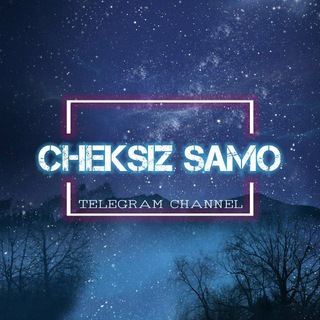 Telegram profile photo for Cheksiz Samo 💫