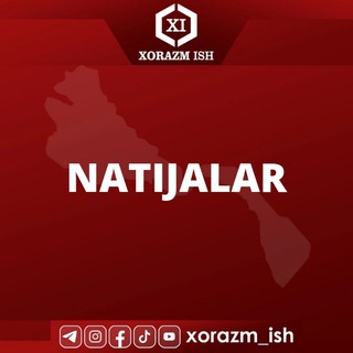 Telegram profile photo for XORAZM ISH | NATIJALARI
