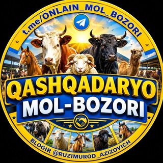 Telegram group profile photo for Qashqadaryo Mol-Bozori