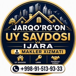 Telegram profile photo for 🏬🏠 Jarqo'rg'on uy sovdas