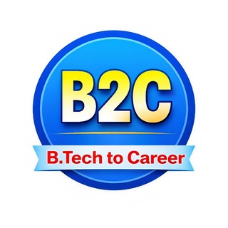 Telegram profile photo for B.tech to Career