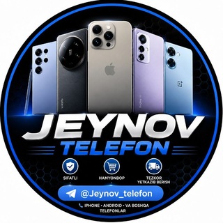 Telegram profile photo for JEYNOV TELEFON BOZORI